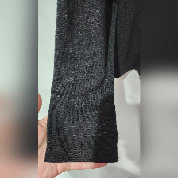 Universal Thread NWT‎ Women's Turtleneck Top Size XL Black Slub Knit Lightweight - Picture 4 of 7